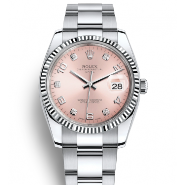 Rolex Lady-Datejust Watch 115234-00097 Pink Dial