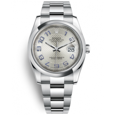 Rolex Datejust 36 Watch 116200-0074 Silver Dial