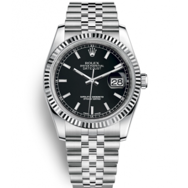 Rolex Datejust 36 Watch 116234-0085 Black Dial