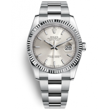 Rolex Datejust 36 Watch 116234-0093 Silver Dial