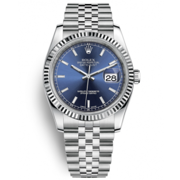 Rolex Datejust 36 Watch 116234-0139 Jubilee Dark Blue