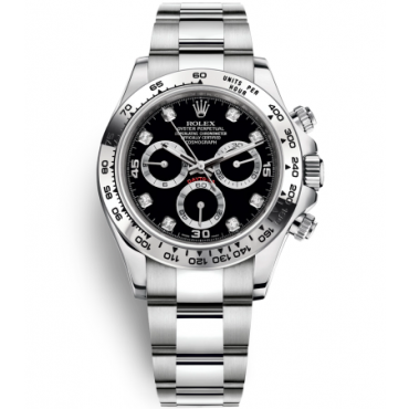 Rolex Daytona Watch Diamond Markers 116509-0055 Black