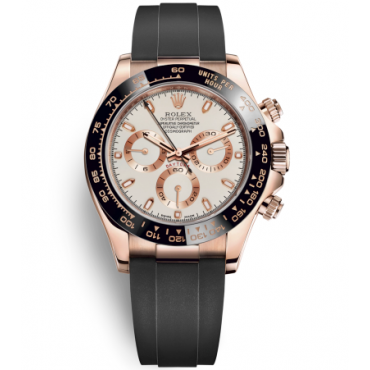 Rolex Daytona Rose Gold Watch 116515LN-0019 Cream-Coloured
