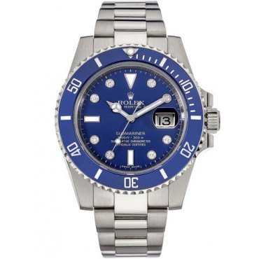 Rolex Submariner Date Watch 116619LB Blue