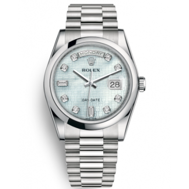 Rolex Day-Date Watch 118206-0019 Presidential MOP Dial