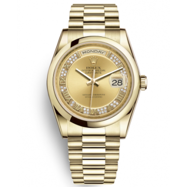 Rolex Day-Date Yellow Gold Watch 118208-0326 Presidential