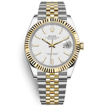 Rolex Datejust II Two-Tone Gold Watch 126333-0016 Jubilee White