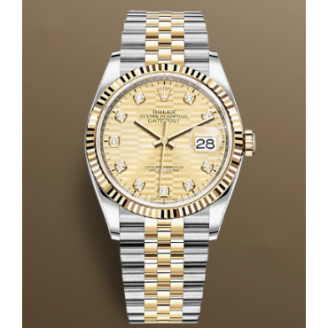 Rolex Datejust Watch 126233-0045 Jubilee Golden Dial