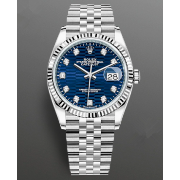 Rolex Datejust Watch 126234-0057 Jubilee Dark Blue