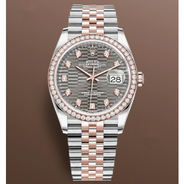 Rolex Datejust Watch 126281rbr-0029 Gray Dial