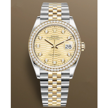 Rolex Datejust Watch 126283rbr-0031 Jubilee Golden Dial