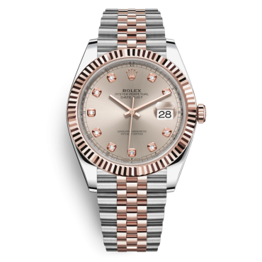 Rolex Datejust II Two-Tone Rose Gold Watch 126331-0008 Champagne