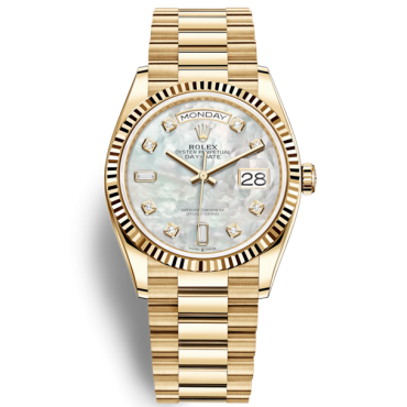 Rolex Day-Date Yellow Gold Watch 128238-0011 Presidential MOP