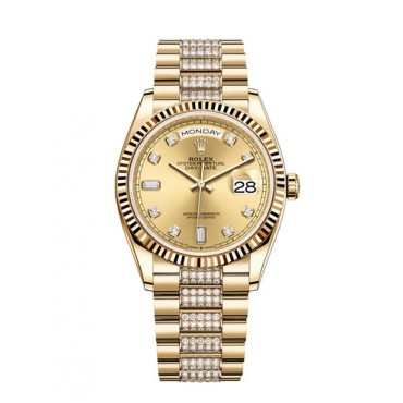 Rolex Day-Date Yellow Gold Watch 128238-0026 Presidential