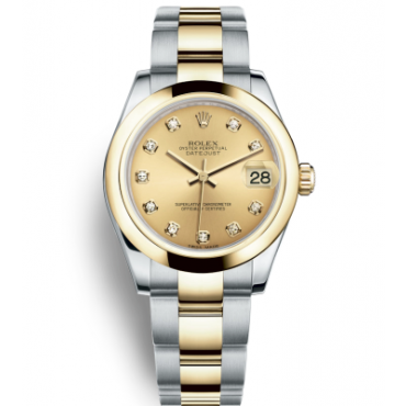 Rolex Lady-Datejust Two Tone Gold Watch 178243-0024