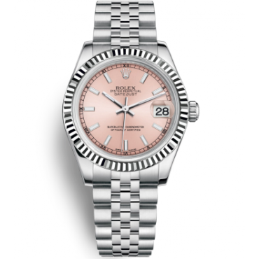 Rolex Datejust 31MM 178274-0012 Pink dial Ladies Automatic Watch