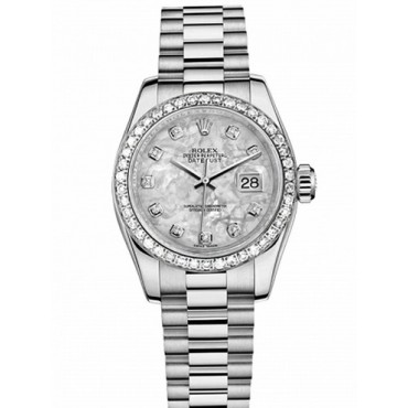 Rolex Lady-Datejust Watch 179136G-83136 MOP Dial