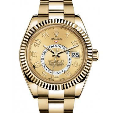 Rolex Sky-Dweller All Gold Watch 326938-0002