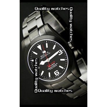 Rolex Explorer Pro-Hunter Watch PVD Coating All Black