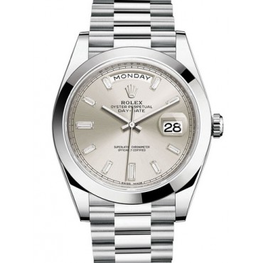 Rolex Day-Date II Watch 228206-0012 Presidential Silver