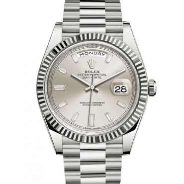 Rolex Day-Date II Watch 228236-0002 Presidential Silver Dial