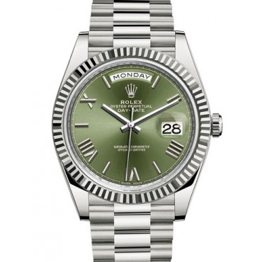 Rolex Day-Date II Watch 228239-0033 Presidential Olive Green