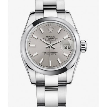 Rolex Lady-Datejust Watch 179160-0023 Silver Dial