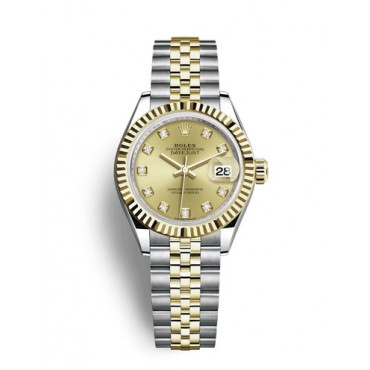 Rolex Lady-Datejust Two Tone Gold Watch 279173-0011