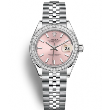 Rolex Lady-Datejust Watch 279384rbr-0001 Pink Dial