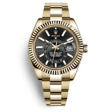 Rolex Sky-Dweller All Gold Watch 326938-0004
