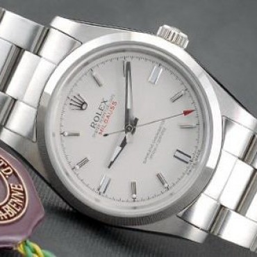 Rolex Milgauss Watch Stainless Steel White Dial
