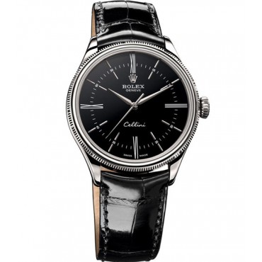 Rolex Cellini Time Watch 50509-0006 Black Dial