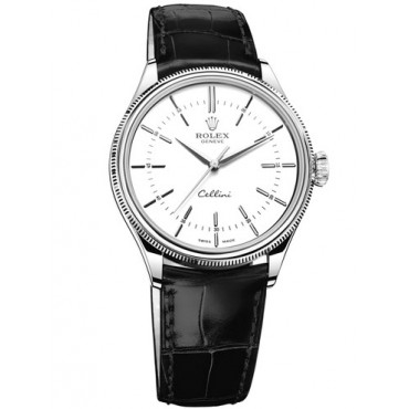 Rolex Cellini Time Watch 50509-0016 White Dial