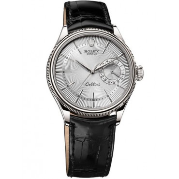 Rolex Cellini Date Watch 50519-0006 White Dial