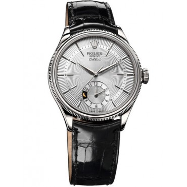 Rolex Cellini Dual Time Watch 50529-0006 White Dial