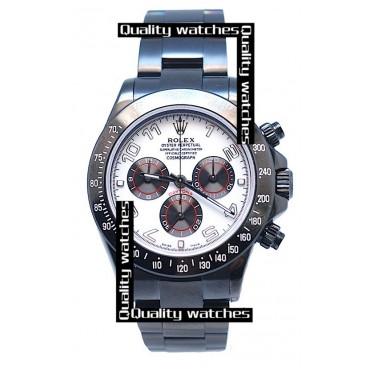 Rolex Daytona Project Limited Edition Watch PVD Coating White Dial
