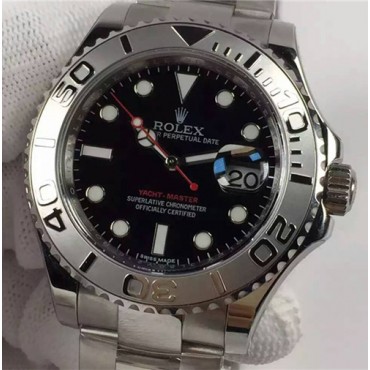 Rolex Yacht-Master Watch Black Dial