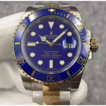 Rolex Submariner Cloned 3235 Movement Watch Blue Dial 116613LB-0005