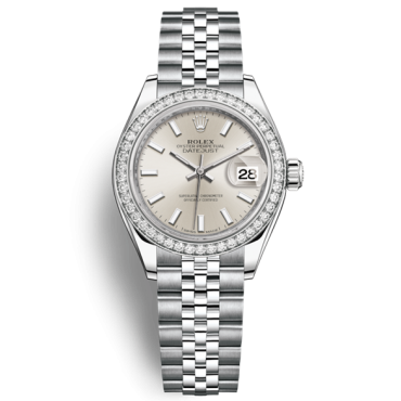 Rolex Lady-Datejust Watch 279384rbr-0007 Silver Dial