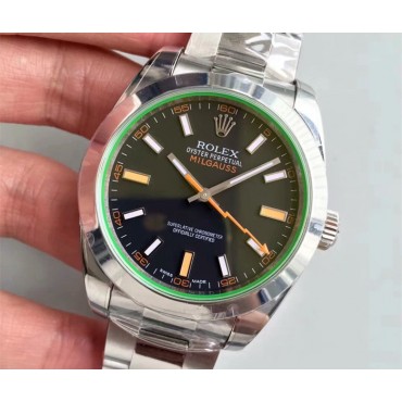 Rolex Milgauss Cloned 3131 Movement Watch 116400GV-0001