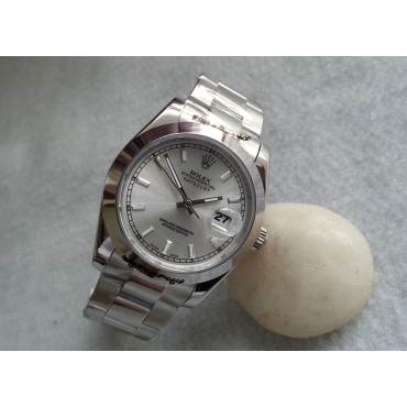 Rolex Datejust 36 Watch 116200-0084 Jubilee Silver Dial