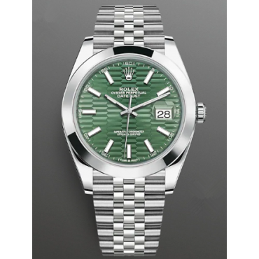 Rolex Datejust II Watch 126300-0022 Jubilee Green Dial