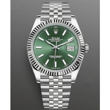 Rolex Datejust II Watch 126334-0028 Jubilee Green Dial