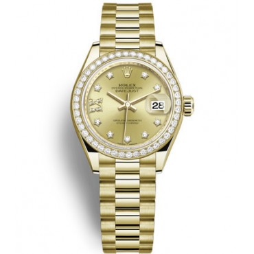 Rolex Lady-Datejust All Gold Watch 279138RBR-0006