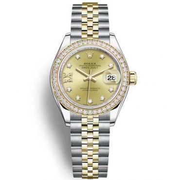 Rolex Lady-Datejust Two Tone Gold Watch 279383RBR-0021