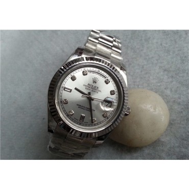 Rolex Day-Date II Watch 218239-0006 Presidential Silver