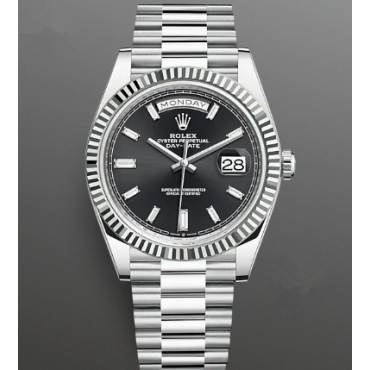 Rolex Day-Date II Watch 228236-0004 Presidential Black Dial