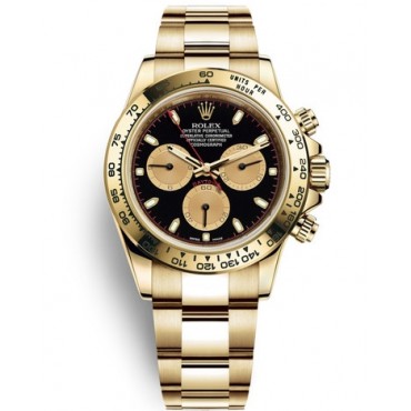 Rolex Daytona Watch All Gold 116508-0009 Black Dial