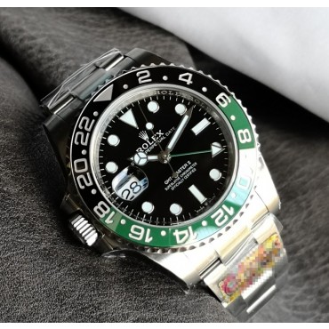 Rolex GMT-Master II 126720vtnr-0001 Cloned Watch 3285 Movement - Black&Green Bezel