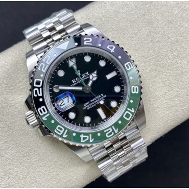 Rolex GMT-Master II 126720vtnr-0002 Cloned Watch 3285 Movement - Black&Green Bezel